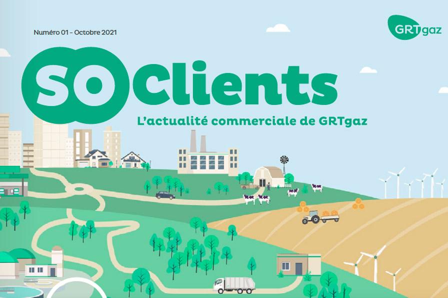 SOclients' cover: commercial news of GRTgaz