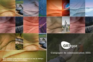 Visuels de la campagne de communication de GRTgaz 2021