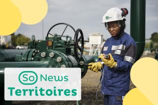 Logo soNews Territoires et photo de maintenance (photo : Vincent Thierry)